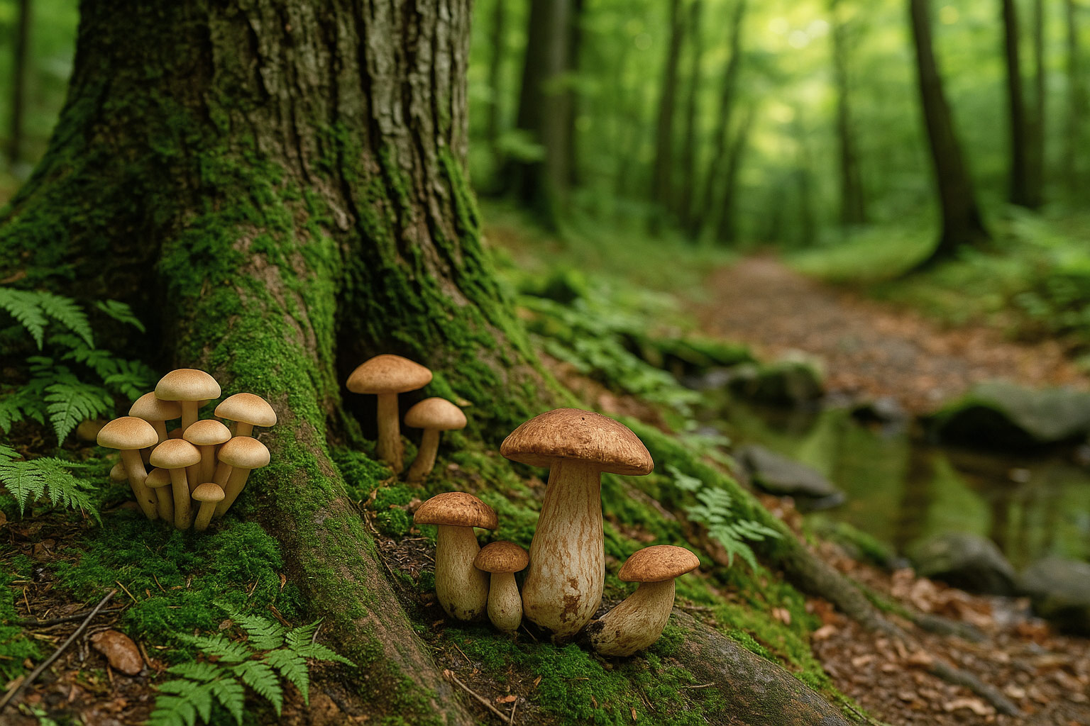 秋の味覚狩り：鴨沢のきのこ狩り＆野菜ピックアップツアー